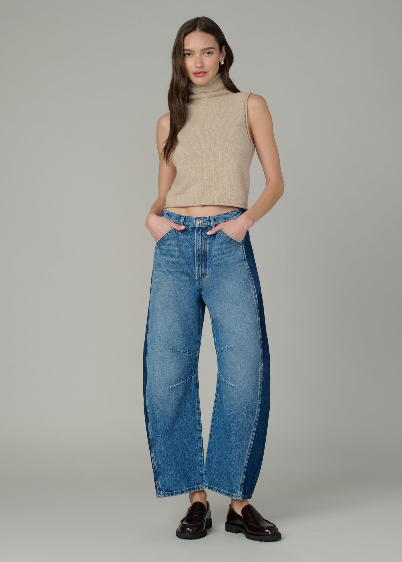 Bowie Jean Two Tone Refreshing | High Rise Wide Leg Jeans – Joe's