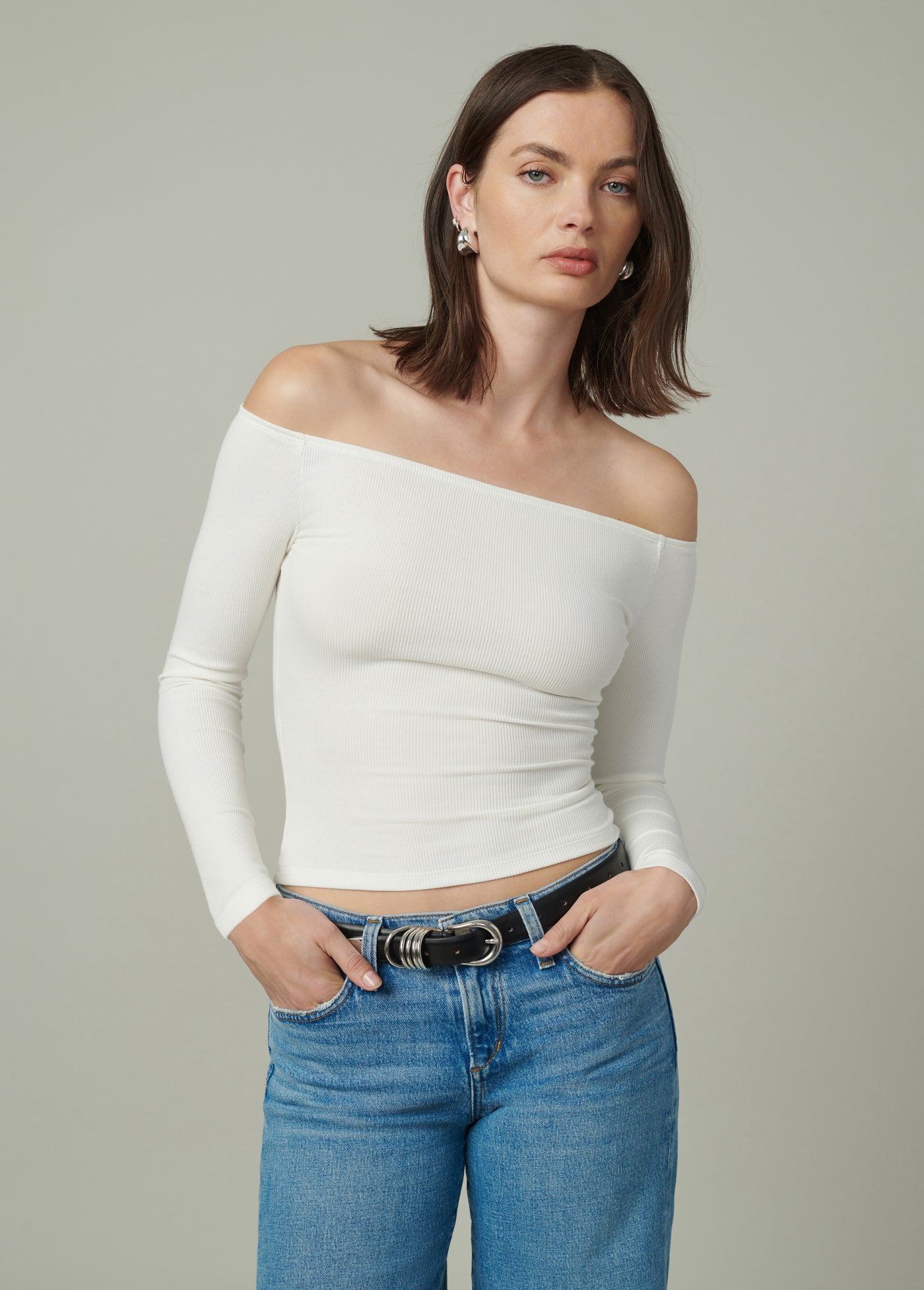 トップス Sheer Off-the-Shoulder Top beige ZARA Off Shoulder Top Beige Crop Top NET Size S | eBay