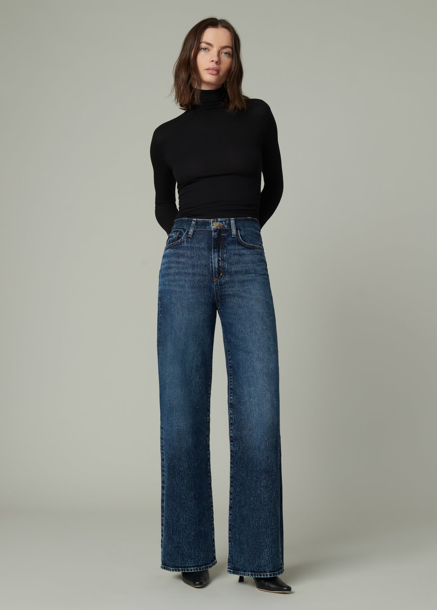 Mia Kindness | Trendy High Rise Wide Leg Jeans – Joe's® Jeans
