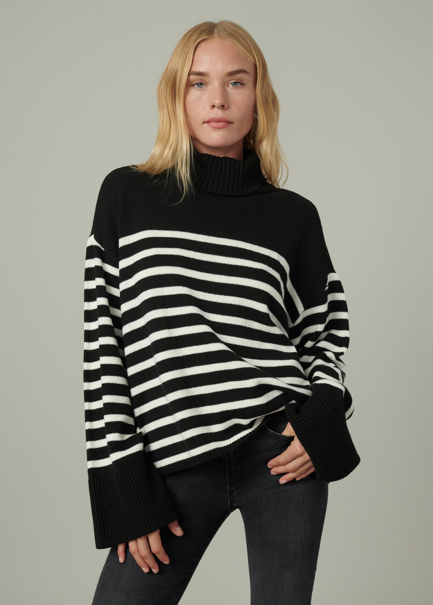 トップス ENFOLD STRIPE PLEATS PULLOVER Women's Kira Half Zip Stripe Pullover | Southern Tide