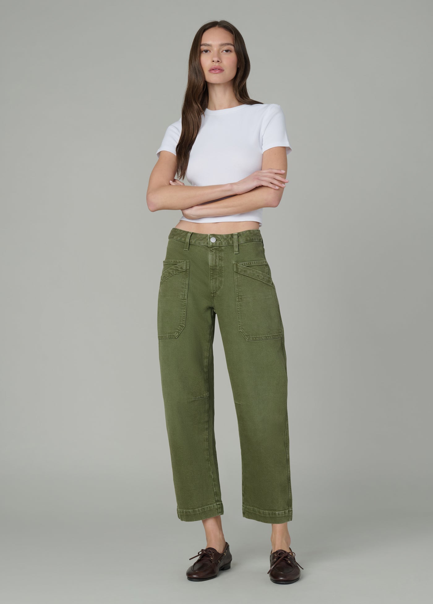 Double Pocket Barrel Jean Winter Moss | Pants for Women – Joe's® Jeans