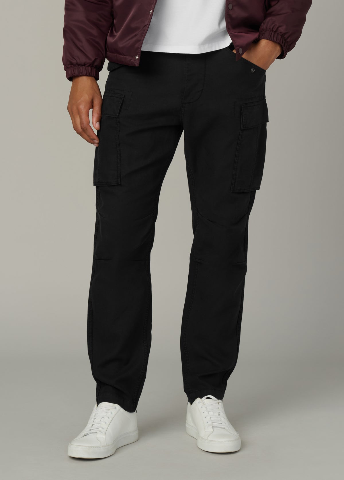 black cargo dress pants Joe's Jeans Men's Montgomery - Long Sleeve Tie Back Cut in sturdy cotton Tiffany Dupioni Puff Sleeve Maxi Dress (Hot Pink) Color:DUSTY-ROSE
