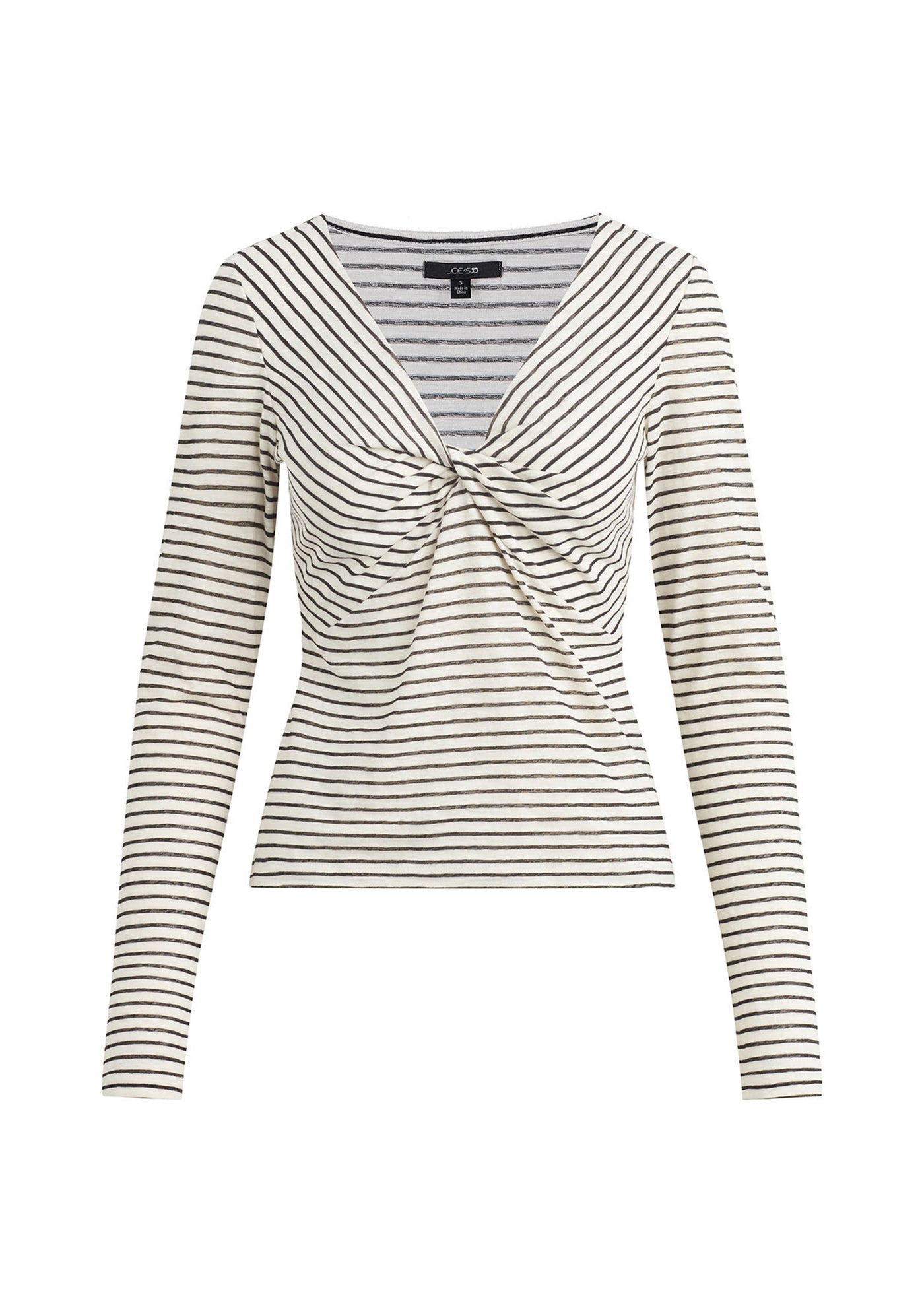 THE AVA STRIPE TWIST V NECK TOP – Joe's® Jeans