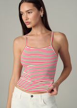 WHITE CHERRY RED STRIPE
