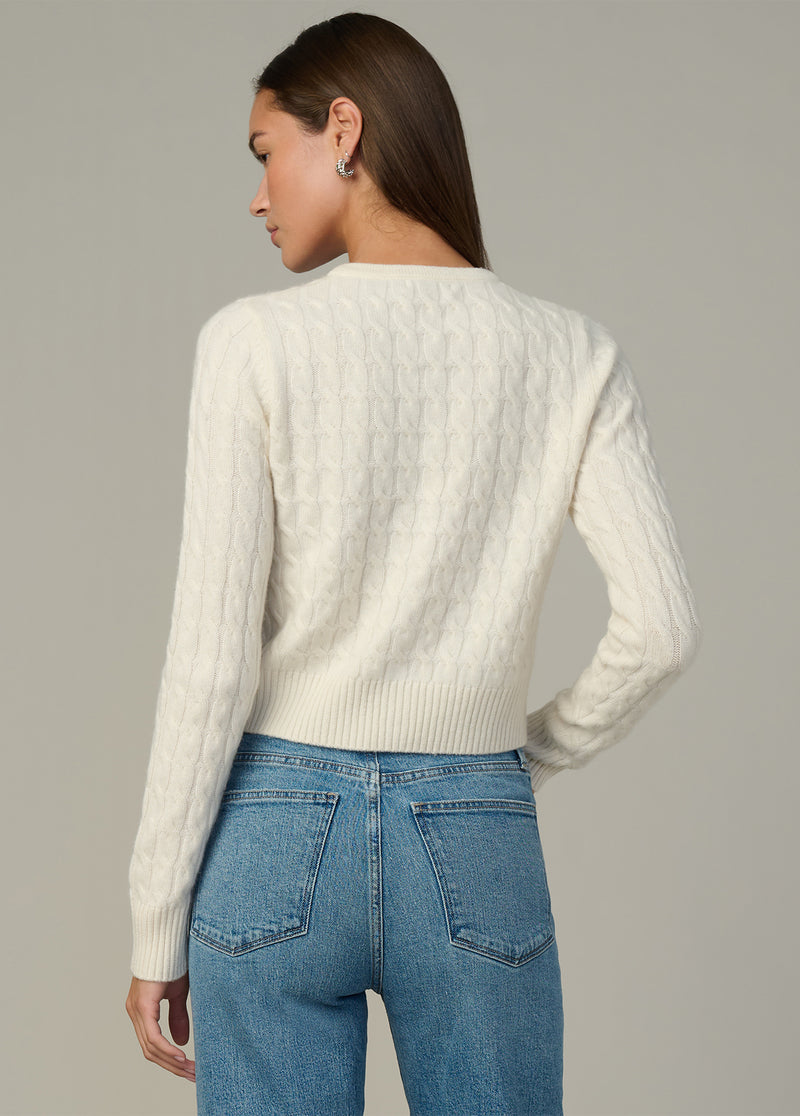 The Cable Dani Cashmere Cardigan | Luxe Cable Knit Layering