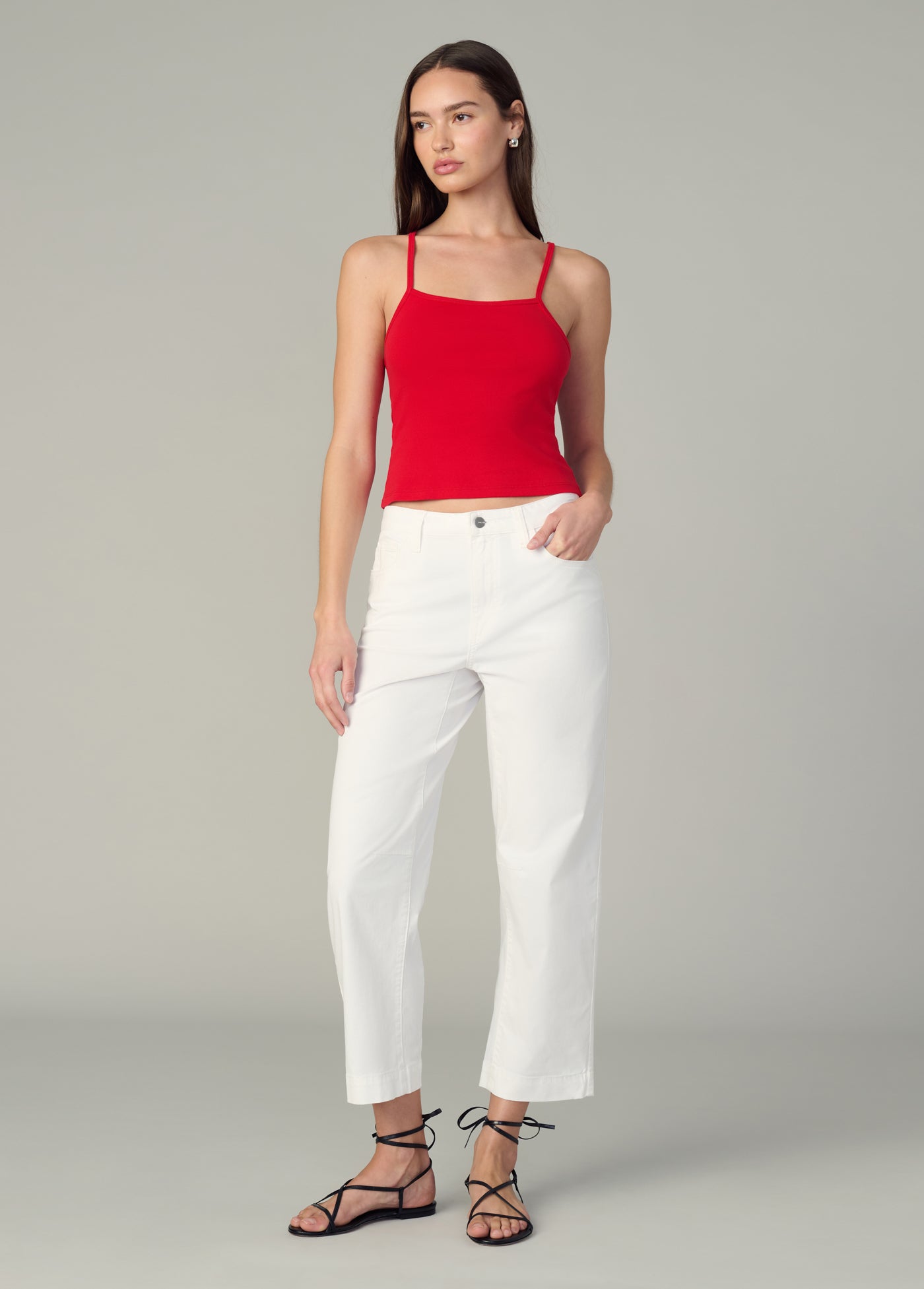 (取寄) ジョーズジーンズ レディース ザ ベイビー ティー Joe's Jeans women The Baby Tee Cherry Red THE BABY TEE – Joe's® Jeans