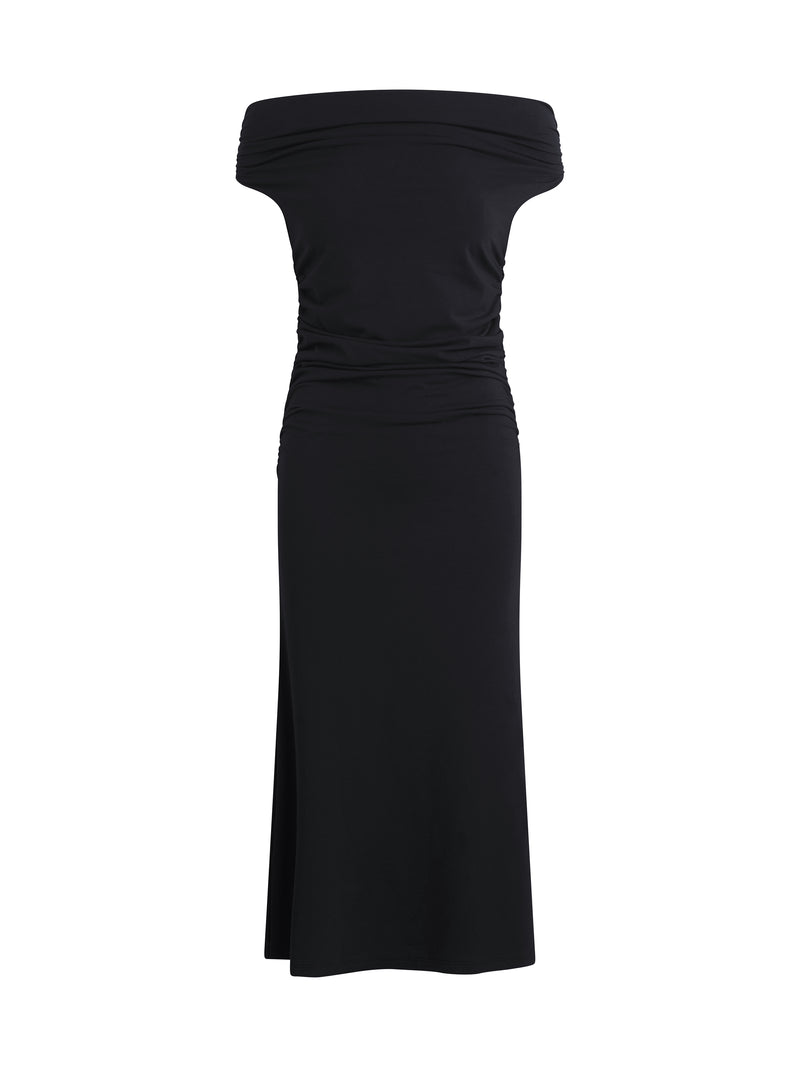 Joe's Jeans Women's The Mia Midi Dress - Black - Size XS Joe's Jeans Women's The Mia Midi Dress - Black - Size XS