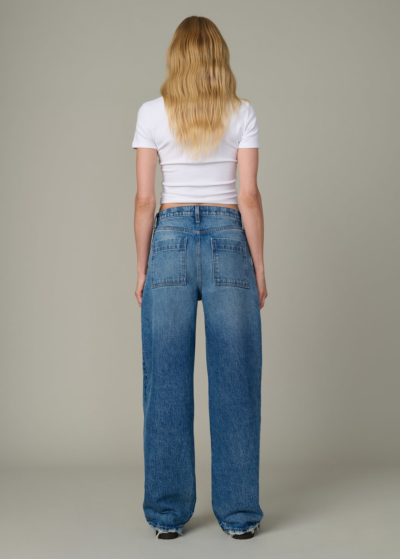 Harlowe Double Pocket Jean Glorious | Wide Leg Jeans for Women