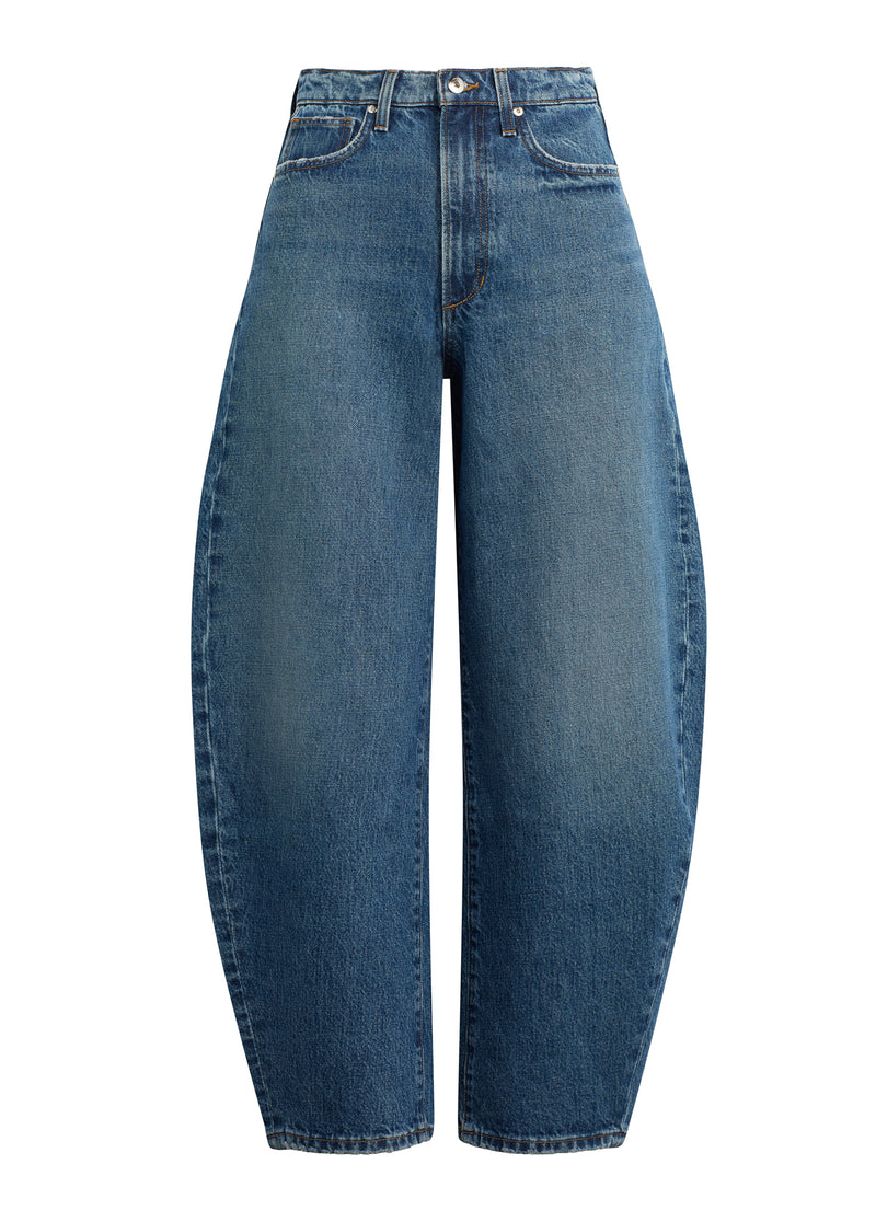 Billie Barrel Jeans | High Rise Full-Length Barrel Leg Denim
