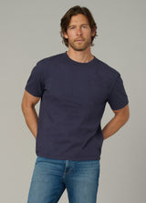 Bespoke Tee Baritone Blue with classic fit and soft fabric – comfortable and stylish men's tees for daily wear