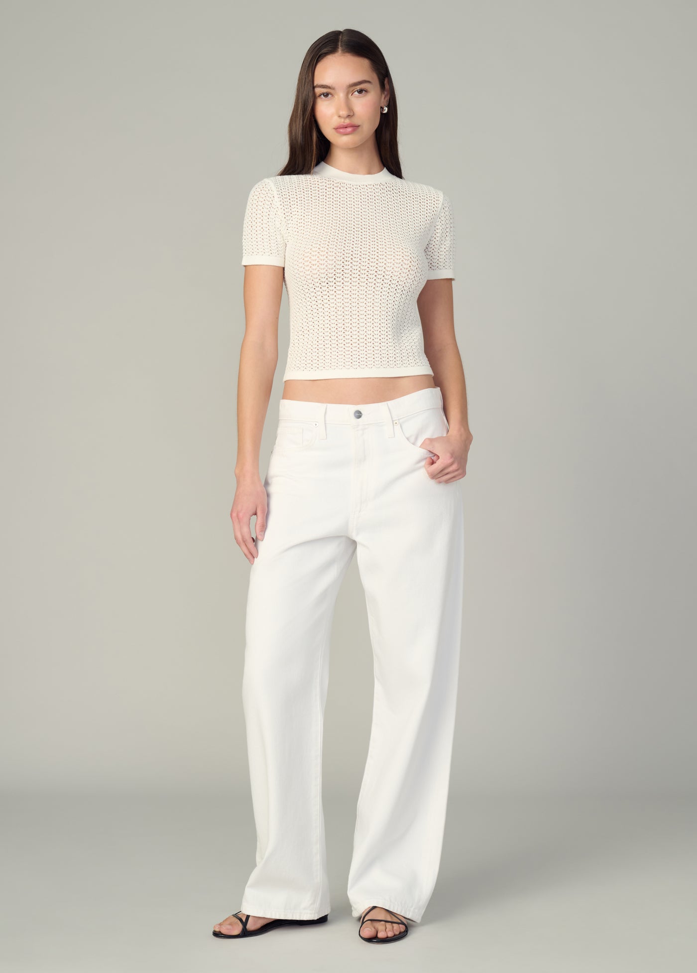 Joe's Jeans ★ かぎ針編み ベビー Tシャツ THE CROCHET BABY TEE – Joe's® Jeans