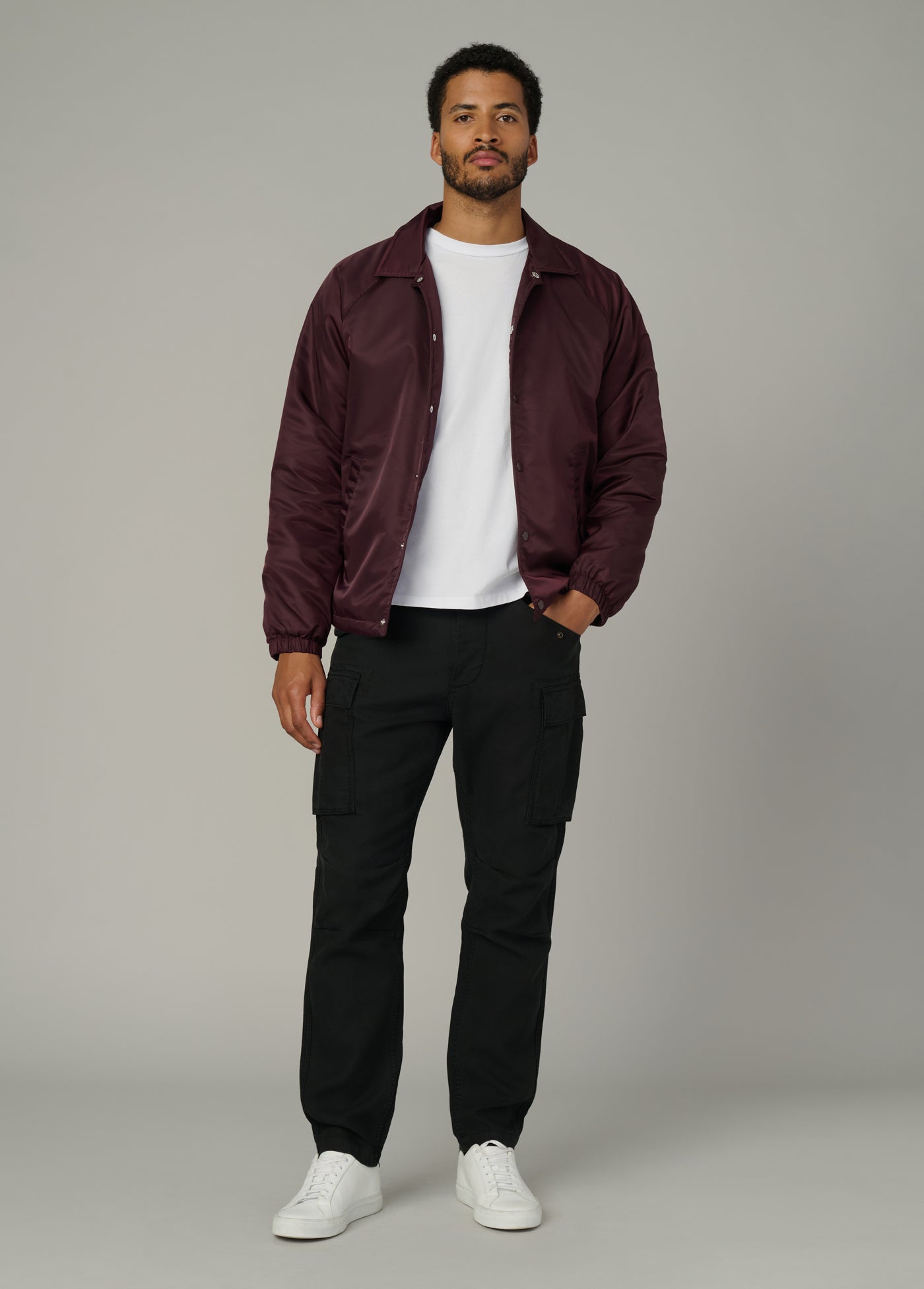 Satine Coach Jacket Wine | Sleek Jackets for Men – Joe's® Jeans