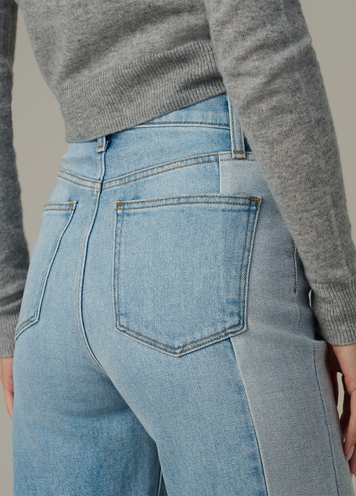mona　papier denim 2点おまとめ Mia Pieced Two-Tone Jeans | High Rise Wide Leg Denim – Joe's® Jeans