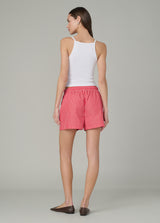 CHERRY RED WHITE STRIPE