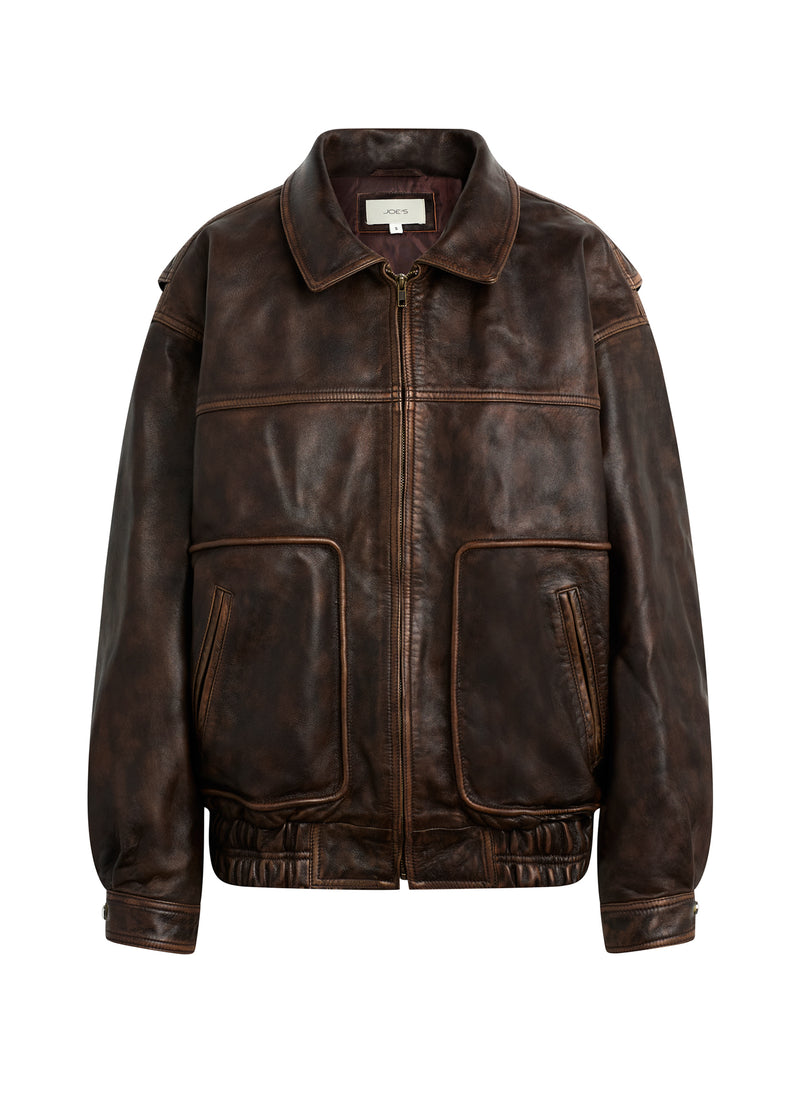 BROWN DISTRESSED
