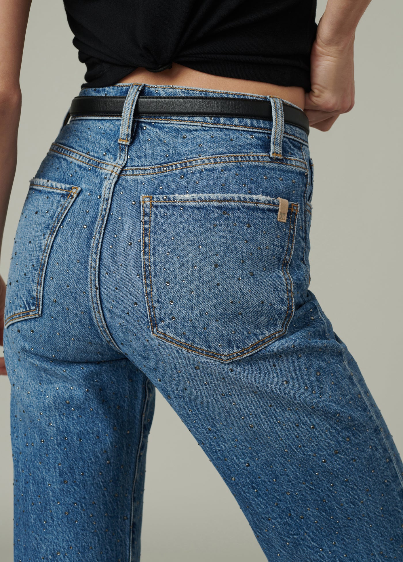 パンツ CRYSTAL STONE SHARK HIGH DENIM PANTS L THE MARGOT CRYSTAL – Joe's® Jeans