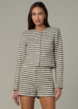 MIDNIGHT/ECRU STRI