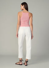 WHITE CHERRY RED STRIPE