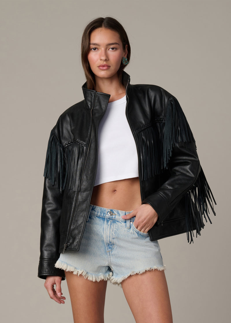 WeWoreWhat x Joe's Jeans | The Brooklyn Jacket | Women's Leather