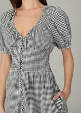 BLACK WHITE GINGHAM