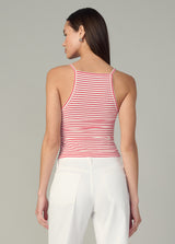 WHITE CHERRY RED STRIPE