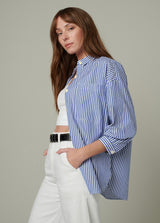 NAVY WHITE STRIPE