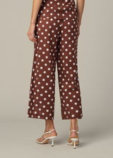 CHOCOLATE ECRU DOT