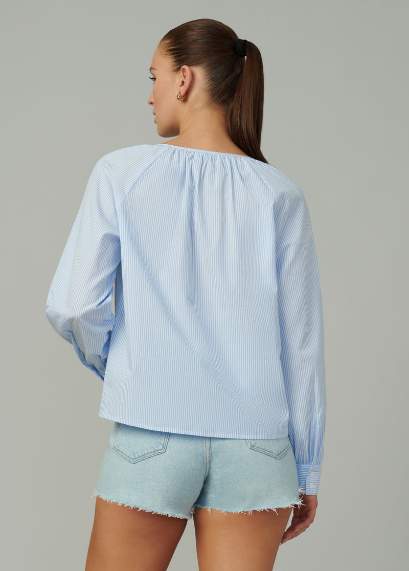 BLUE WHITE STRIPE