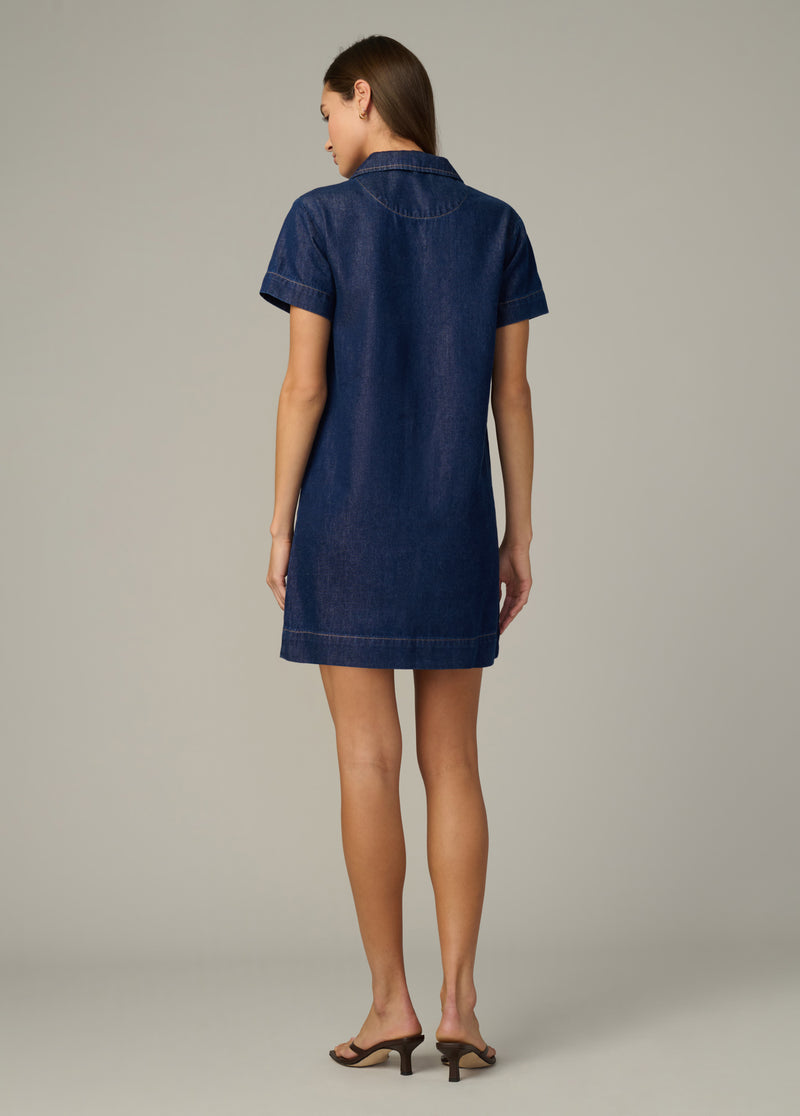 Joe's Jeans Women's The Lillian Denim Dress - Blue - Size XS