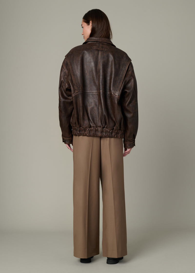 BROWN DISTRESSED