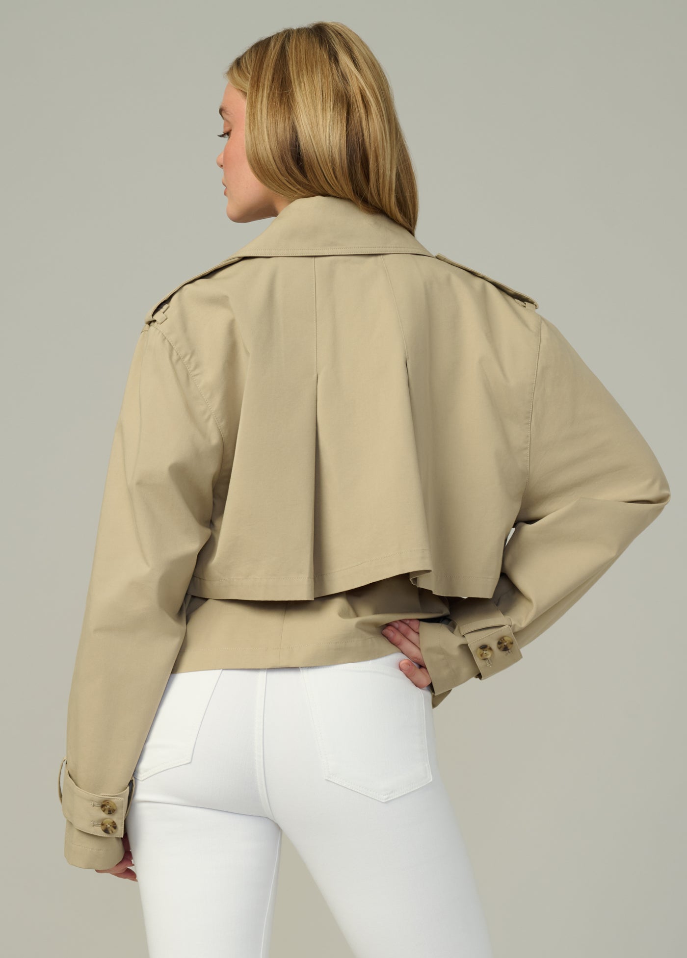 Liz Cropped Trench Coat Camel | Stylish women's Coats – Joe's® Jeans