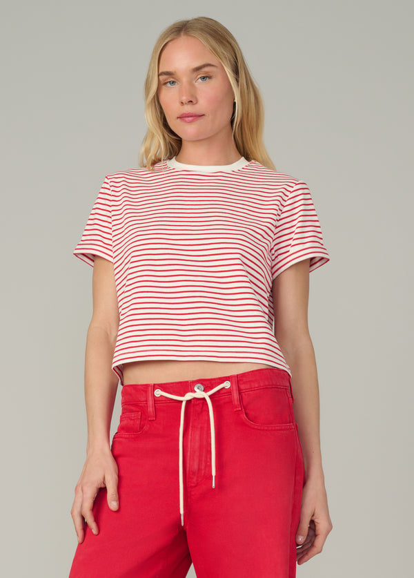 WHITE/CHERRY RED