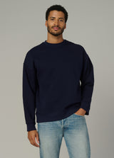 Denim Club Sweatshirt in Baritone Blue with soft fabric and cozy fit – comfortable and stylish men's sweatshirts for everyday use