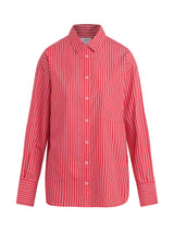 CHERRY RED WHITE STRIPE