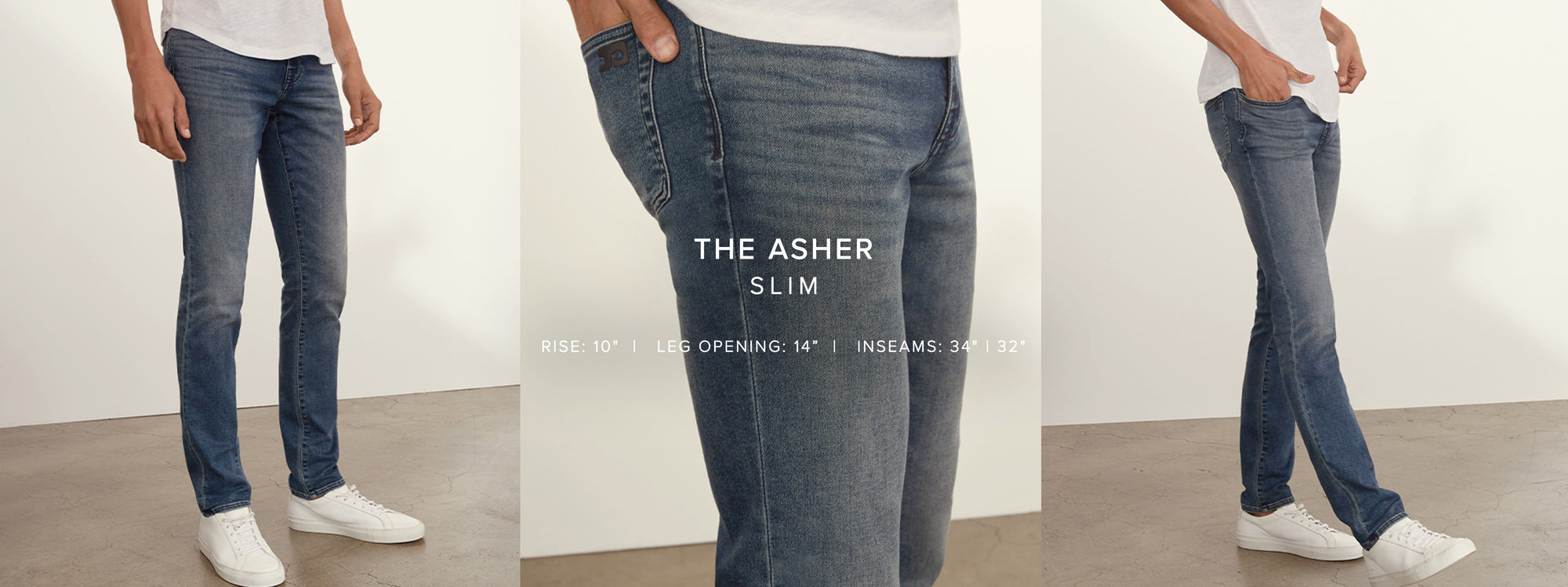 Men / Denim / Style / Asher Slim's Collection Banner Image