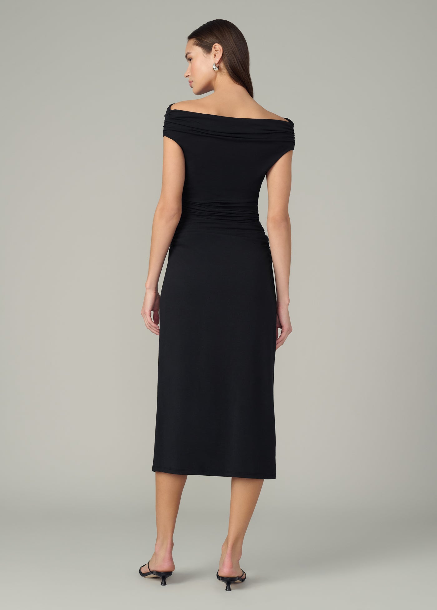 Joe's Jeans Women's The Mia Midi Dress - Black - Size M Joe's Jeans Women's The Mia Midi Dress - Black - Size M