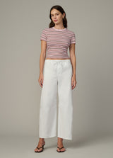 BLUSH ECRU STRIPE