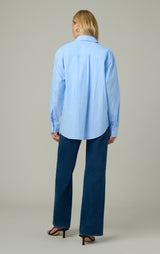 SKY BLUE WHITE STRIPE