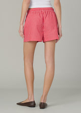CHERRY RED WHITE STRIPE