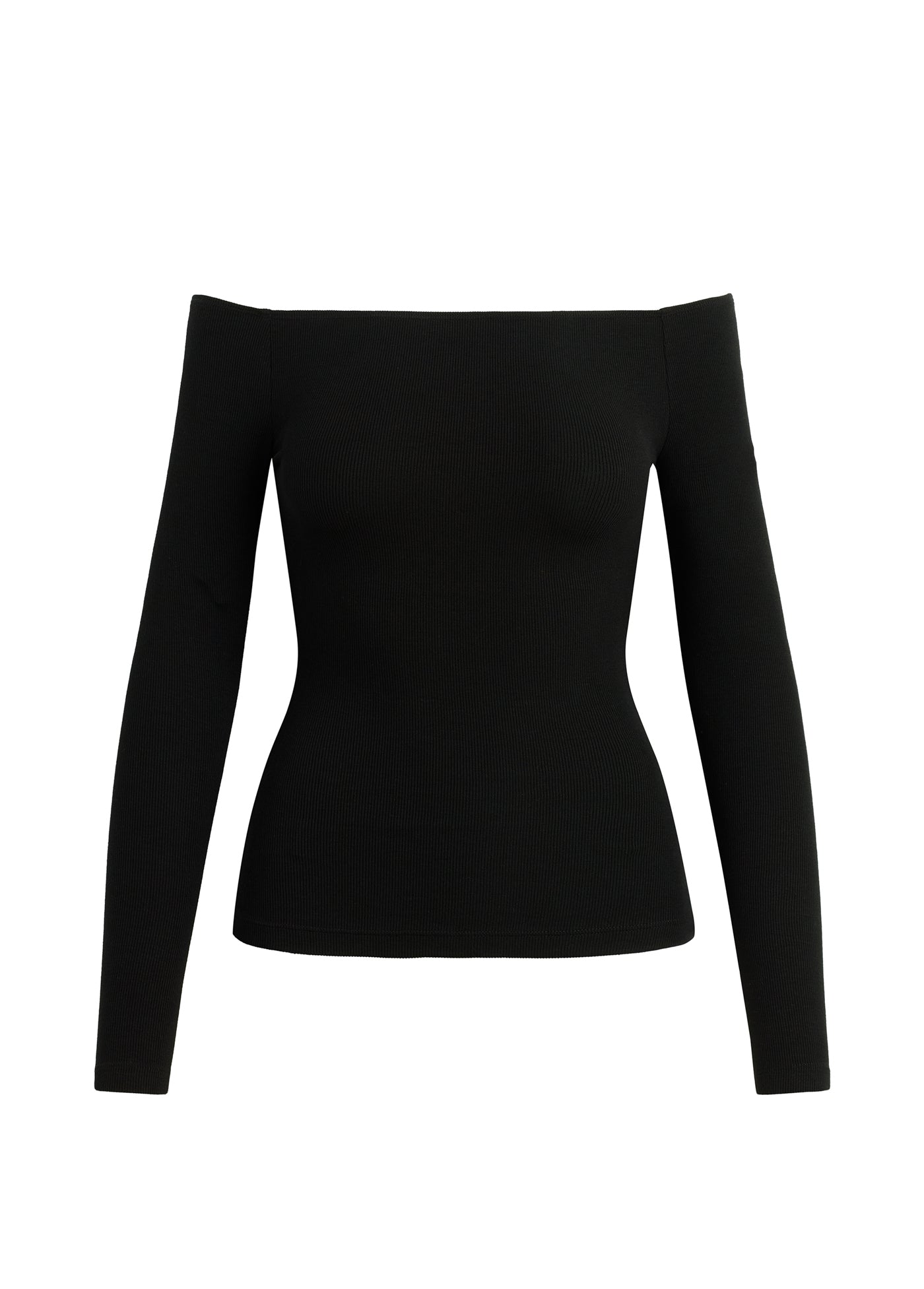 トップス ANDWANG / off shoulder bijou tops(black) Off shoulder rhinestone top black | Trendy Tops - Lush