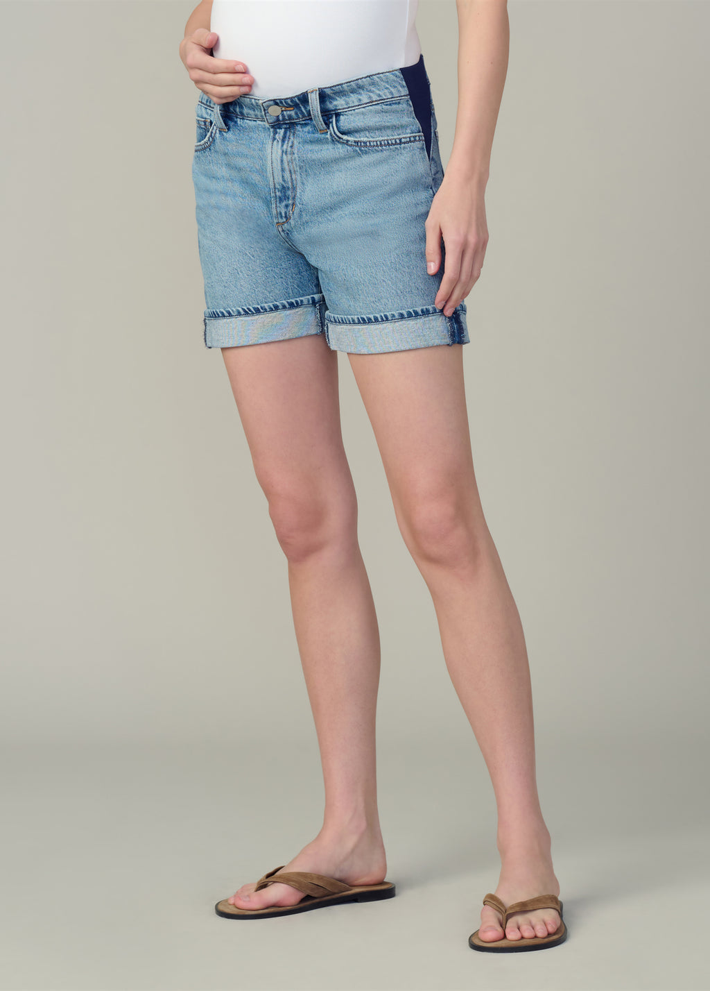 maternity dress pants short Maternity shorts Trousseau organic cotton natural