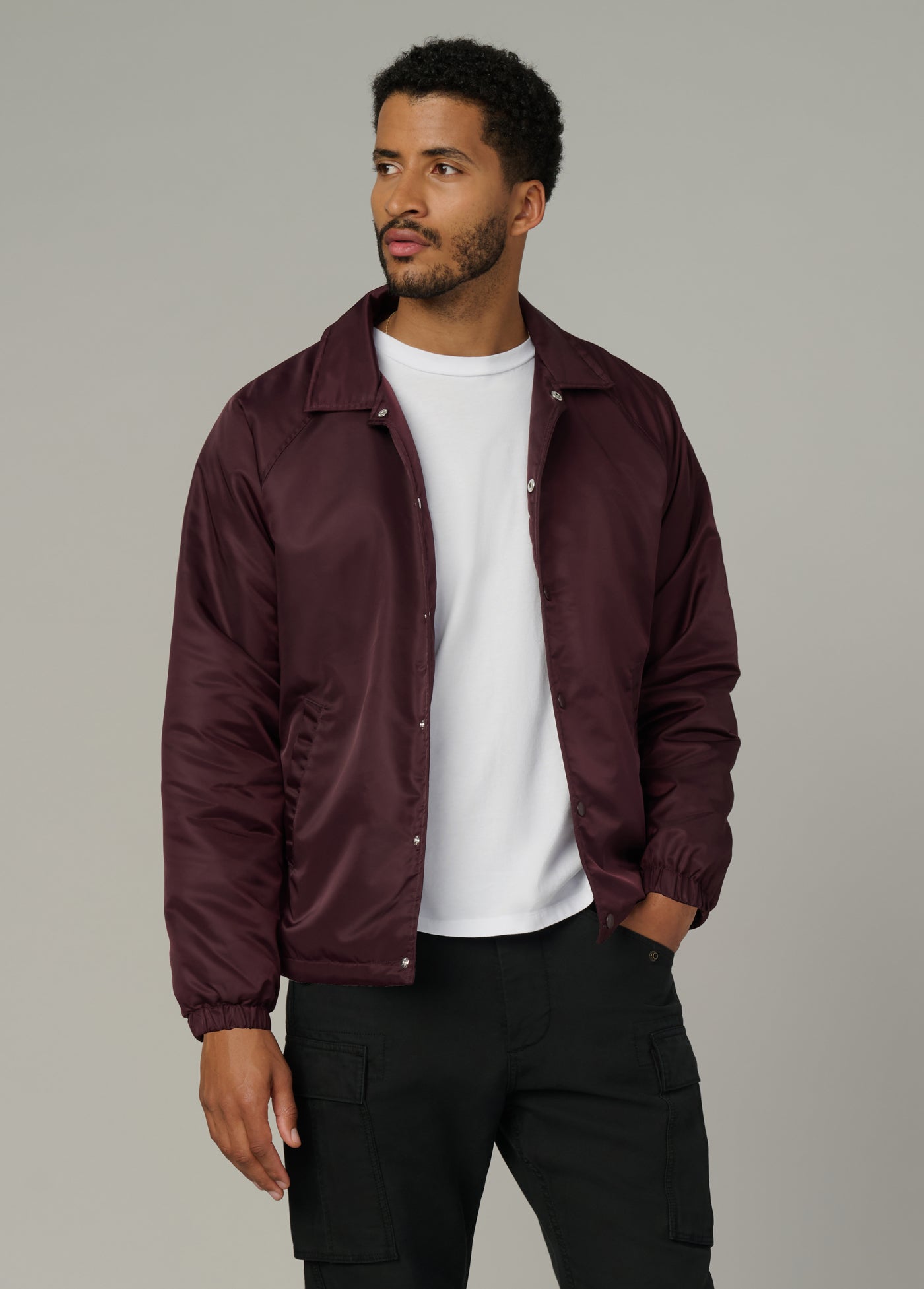 Satine Coach Jacket Wine | Sleek Jackets for Men – Joe's® Jeans