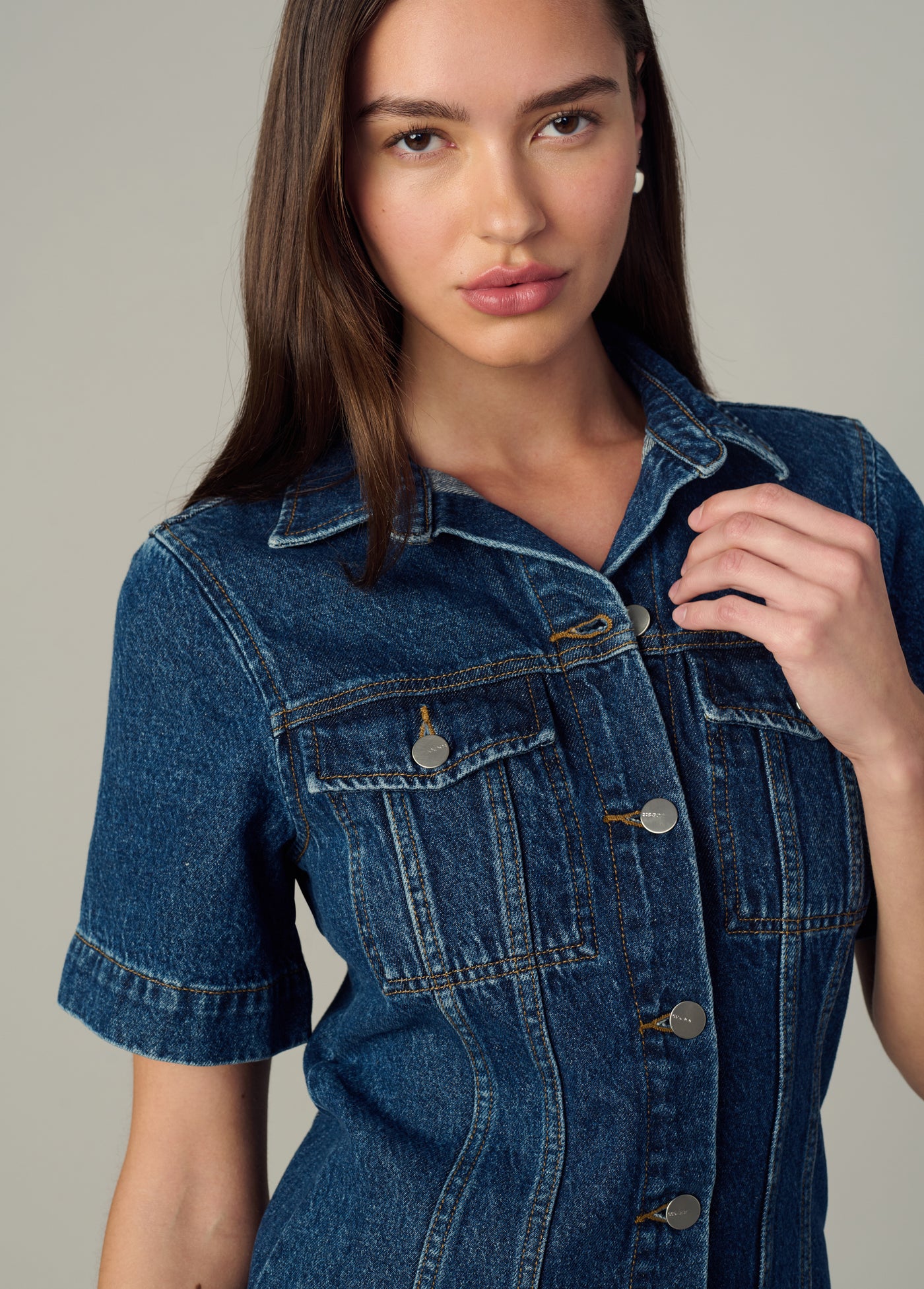Joe's Jeans Women's The Denim Tucker Shift Dress - Lively