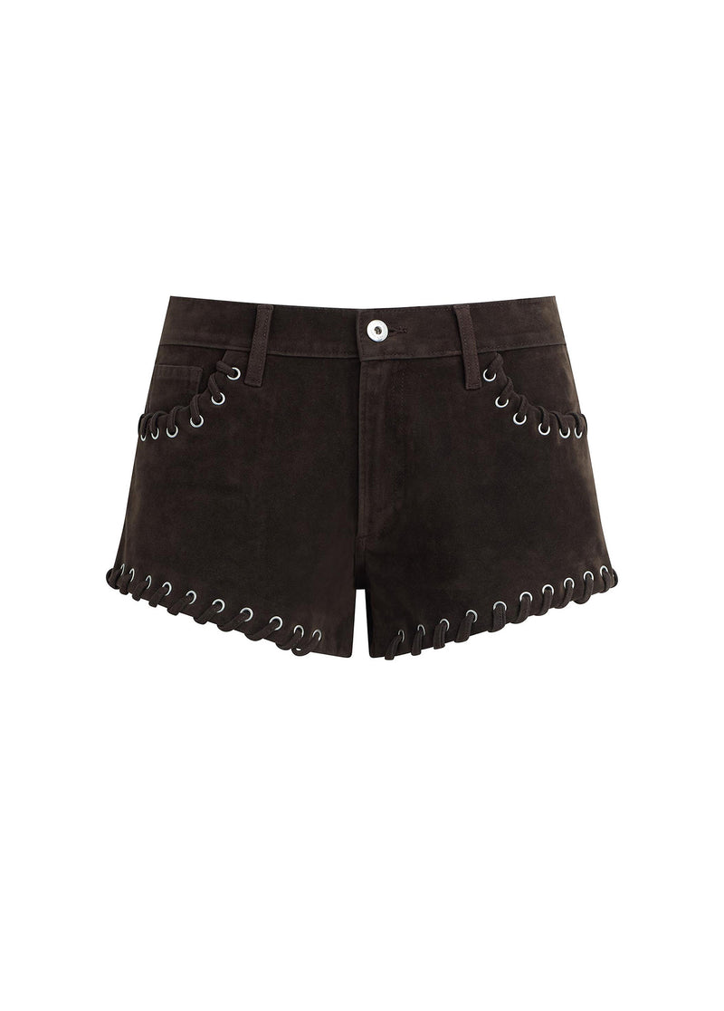 WeWoreWhat x Joe's Jeans | The Rodeo Suede Hot Short | Women's