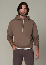 Bespoke Hoodie in Falcon – comfortable and stylish option alongside men's cardigan sweaters.