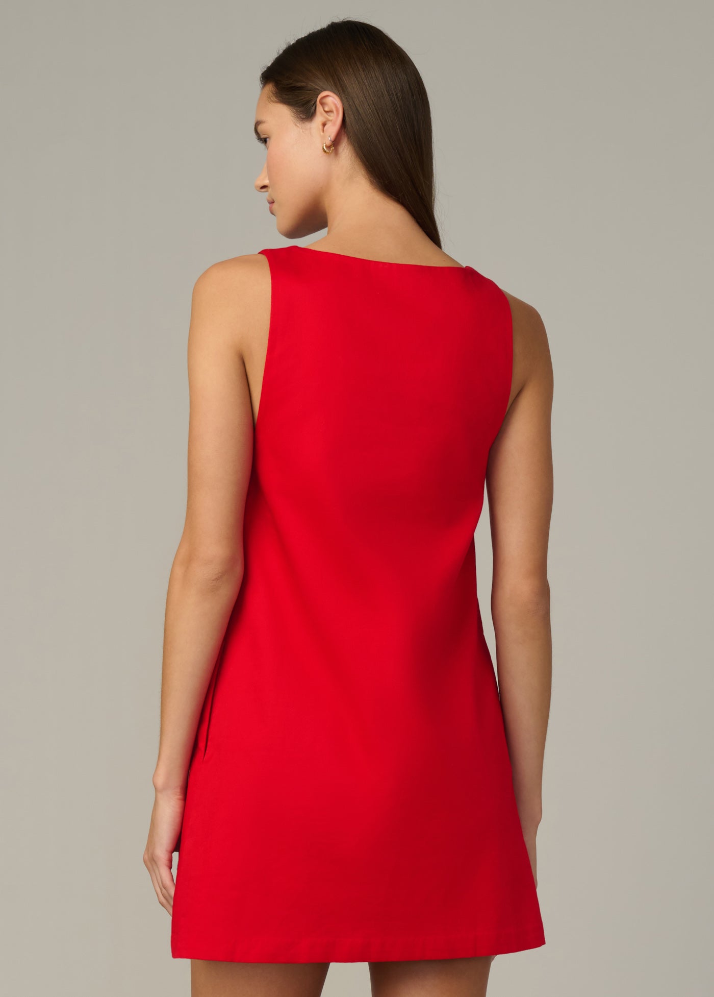 The Scoop Neck Mini Dress