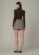 BLACK CHOCOLATE HOUNDSTOOTH
