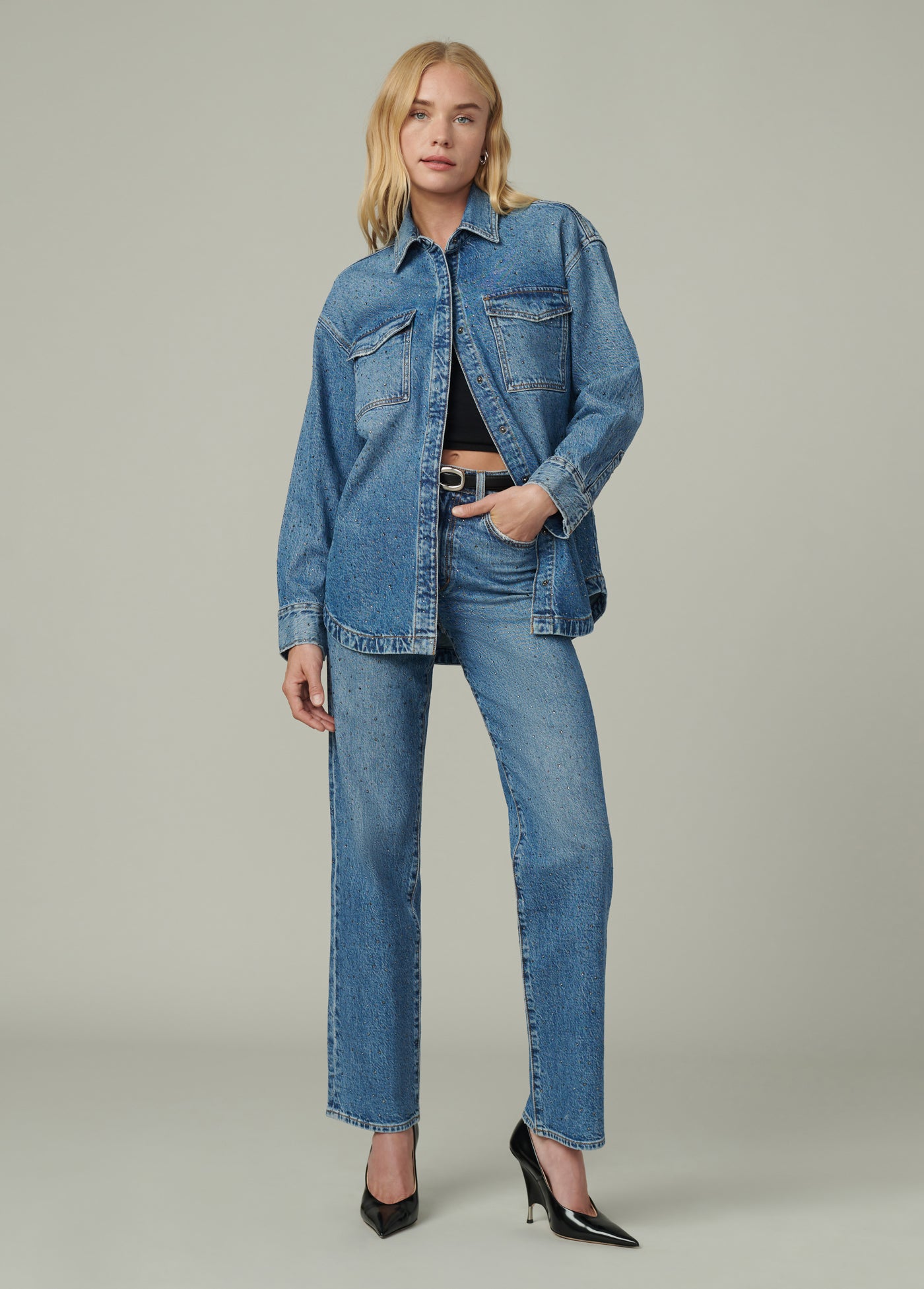 THE KATRINA CRYSTAL SHIRT JACKET – Joe's® Jeans