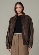 BROWN DISTRESSED