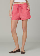 CHERRY RED WHITE STRIPE